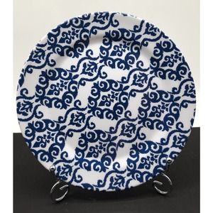 Waverly Blue Solar Flair Plate 8” Melamine Salad Appetizer ~REPLACEMENT~ A4